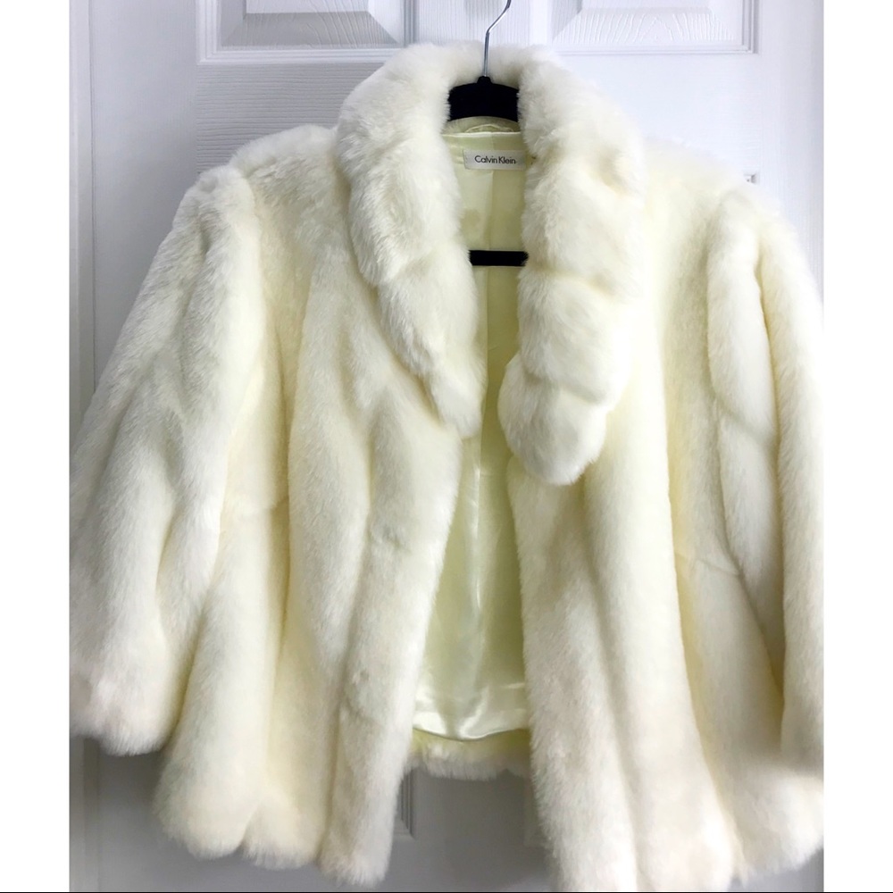 Faux Fur Jacket - Calvin Klein